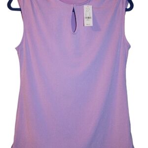 New York And Company Lavender Sleeveless Top